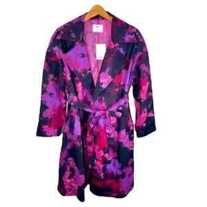 Tinsel Tie Dye Cotton Women’s Trench Coat